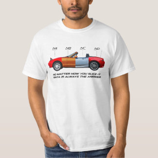 Miatas skivade utslagsplatsen tee shirt