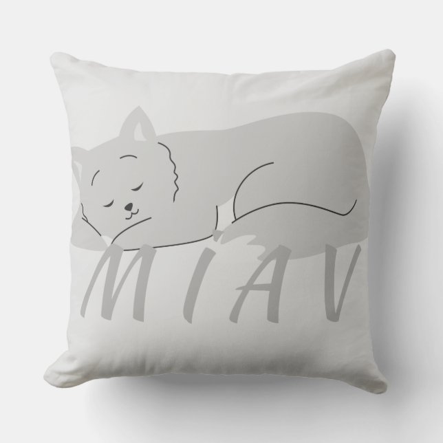 Miav | En mjuk design  Kudde (Framsida)