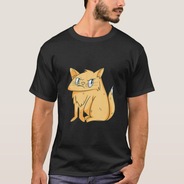 MIAW Lycklig Cat T Shirt (Framsida)