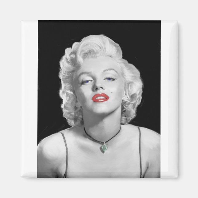 MIC01BWRD-V3 Titta på Kärlek Emerald Heart.tif Magnet (Framsidan)