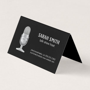Mic Bloggare Poddsändningsvärd Visitkort
