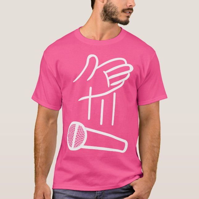 Mic Drop 90S Hip hop T Shirt for Old school Nineti (Framsida)