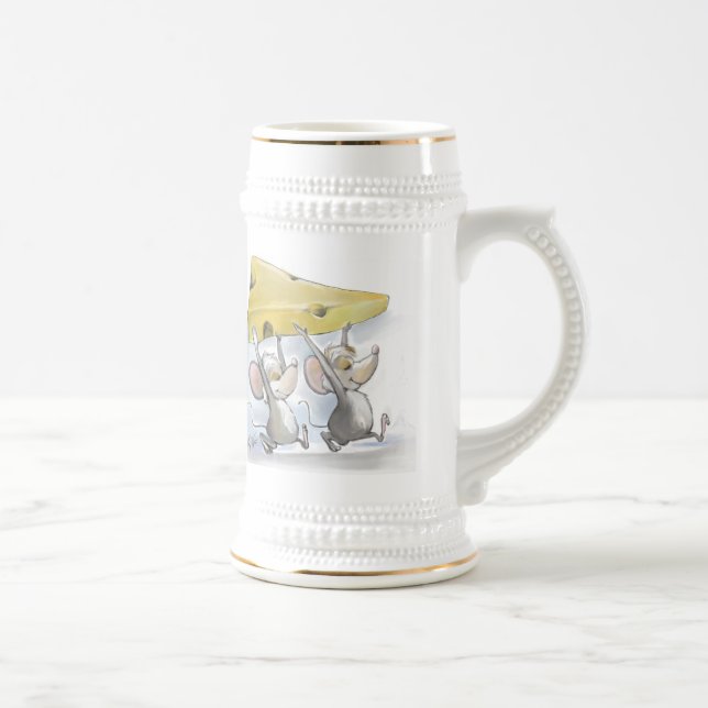 Mic & Mac-bringing i Cheese Beer Stein Sejdel (Höger)