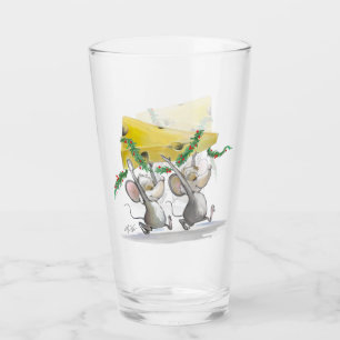 Mic & Mac Bringing in jul Cheese Glass Glaskopp