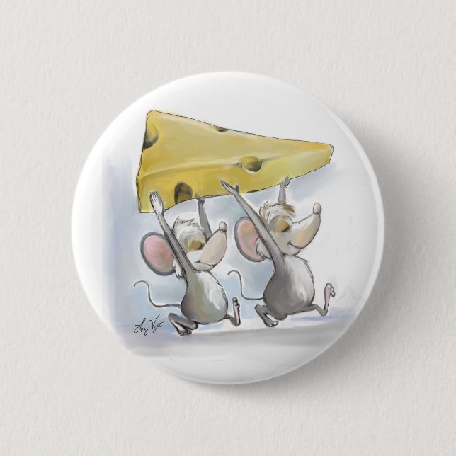 Mic & Mac-ingång i ostknappen Knapp (Framsida)