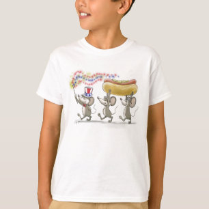 Mic, Mac & Moes Lycklig 4:e juli barn T-Shirt