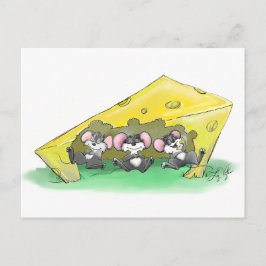 Mic, Mac och Moes tacksamhetsfest Konst Helg Vykort