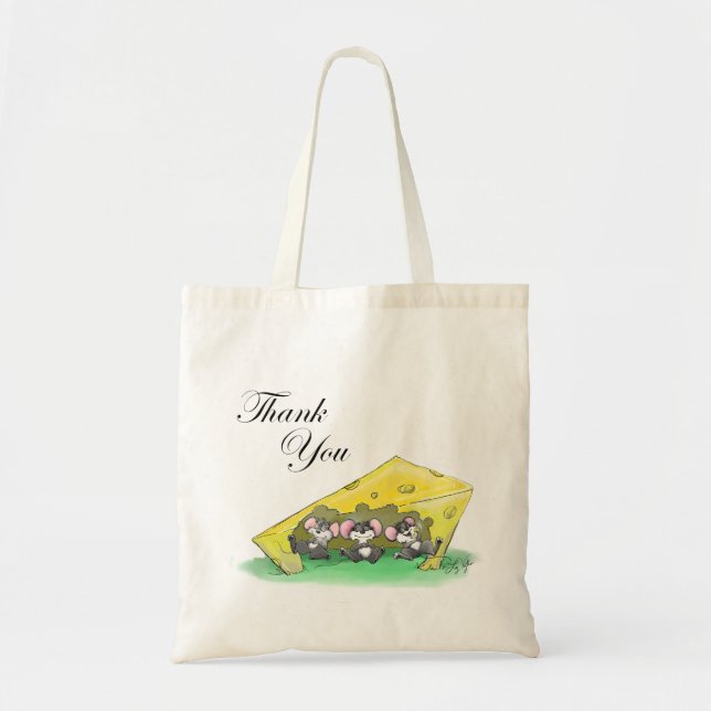 Mic, Mac och Moes Thanksgiving Tygkasse (Framsidan)