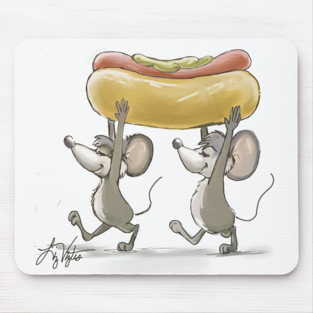 Mic & Mac's Picnic Mousepad Musmatta (Framsidan)