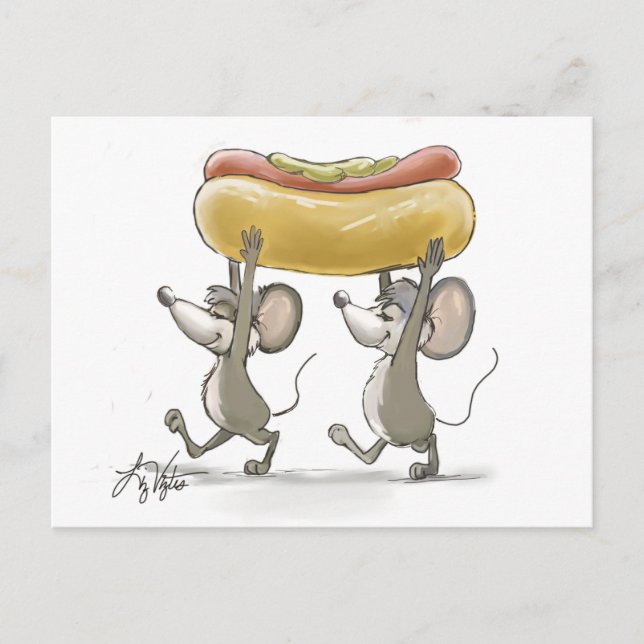 Mic & Mac's Picnic-vykort Vykort (Framsida)