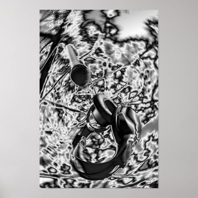 Mic och headset poster (Framsidan)