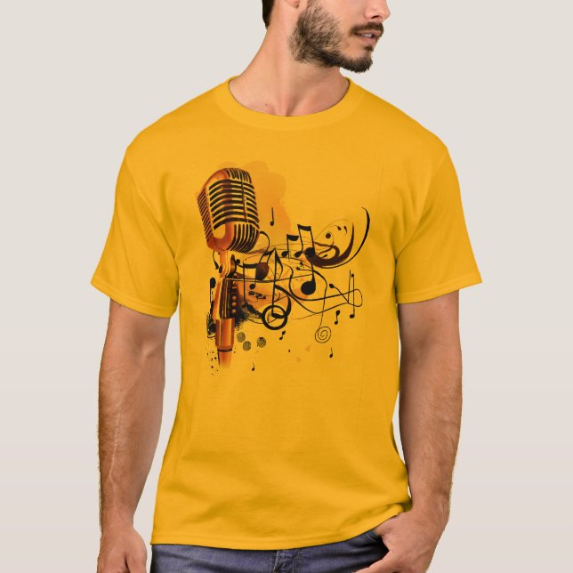 Mic och Rhymes T Shirt (Framsida)
