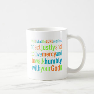 Micah 6:8 kaffemugg