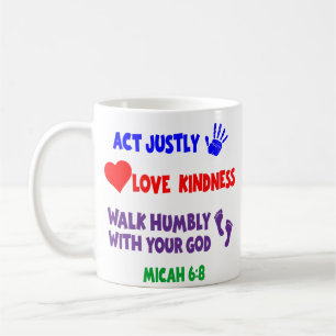 Micah 6:8mugg kaffemugg