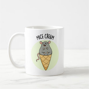 Mice Cream Funny Ice Cream Pun Kaffemugg