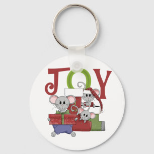 Mice JOY jul T-shirts och presenter Nyckelring