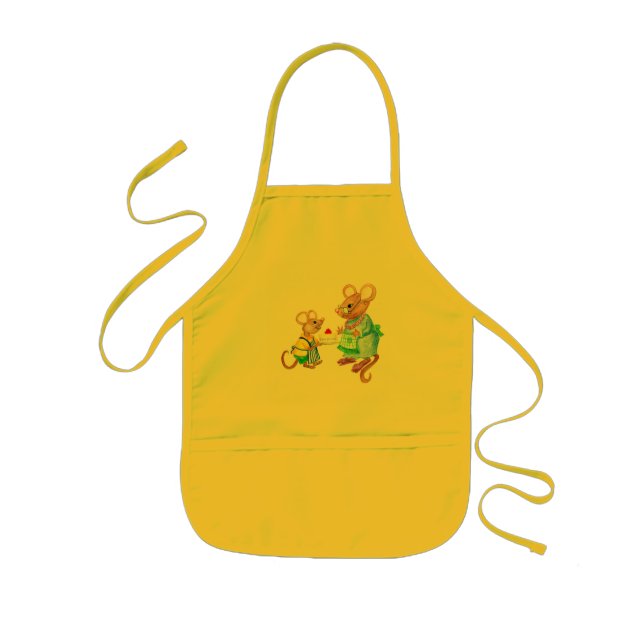 "Mice" Kids" Apron Barnförkläde (Framsidan)