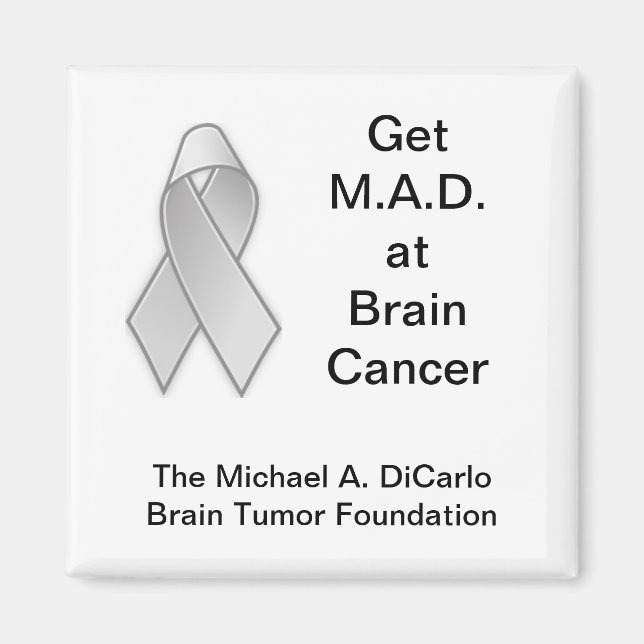 Michael A. DiCarlo Brain Tumor Foundation Magnet (Framsidan)