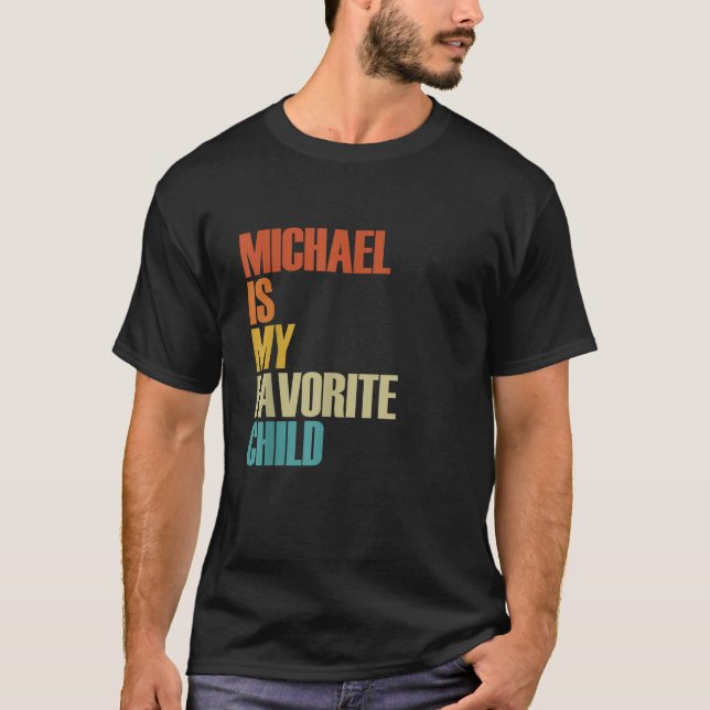 Michael är min favoritbarnsunge Michael T Shirt (Framsida)