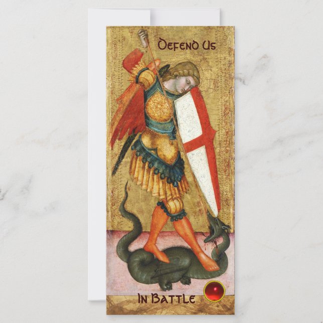 Michael Archangel och Dragon Sienese Prayer (Framsida)