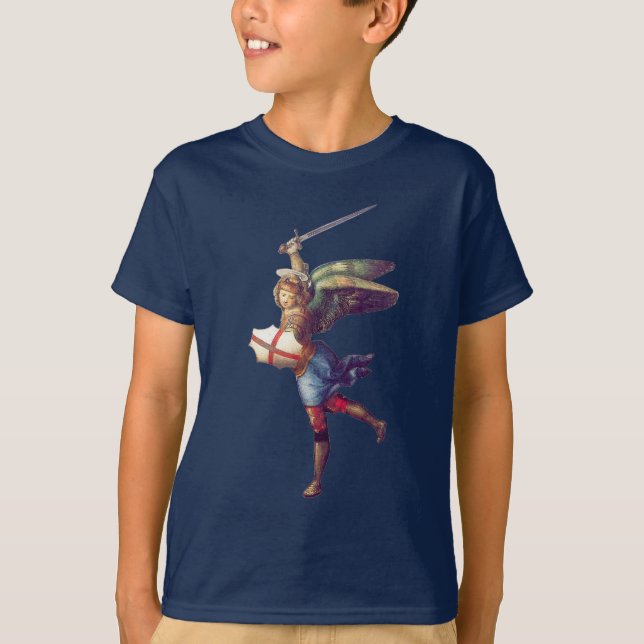 Michael ärkeängeln tee shirt (Framsida)