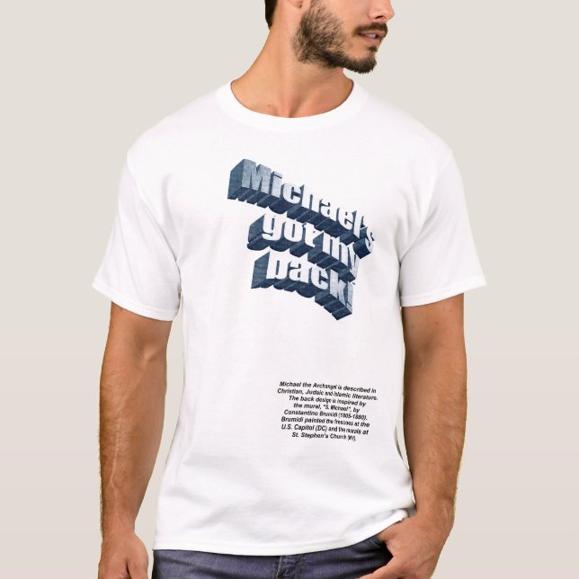 Michael ärkeängeln tee shirt (Framsida)