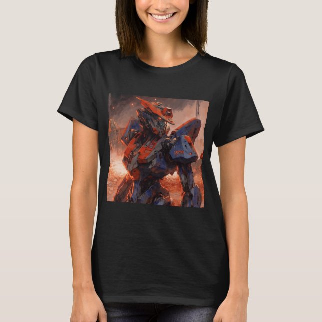Michael Bay's Evangelion T Shirt (Framsida)