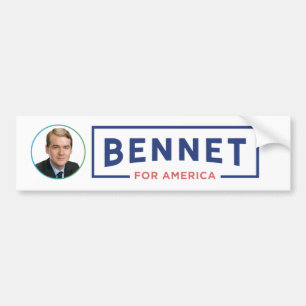 Michael Bennet för president 2020 Bildekal