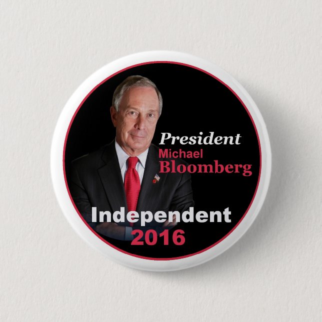 Michael Bloomberg 2016 knäppas Knapp (Framsida)