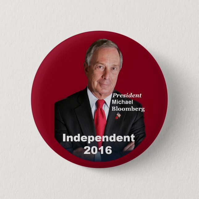 Michael Bloomberg 2016 knäppas Knapp (Framsida)