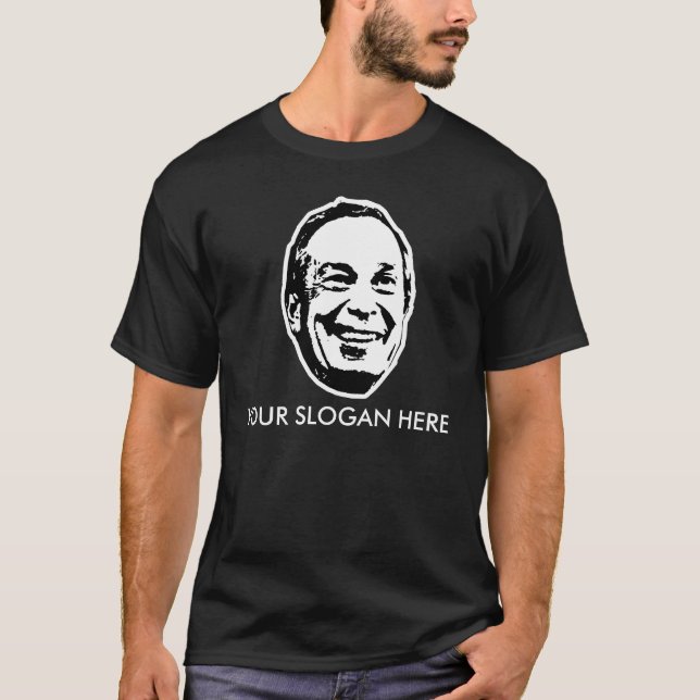 Michael Bloomberg T-tröjaslogan/anpassade T-shirt (Framsida)