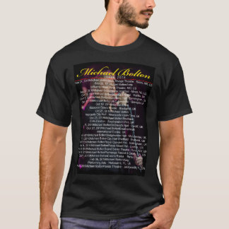 MICHAEL BOLTON TURNERAR 2018 - 2019 T SHIRT