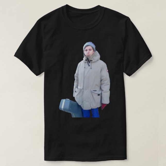Michael Cera big jacka Sticker T Shirt (Design framsida)