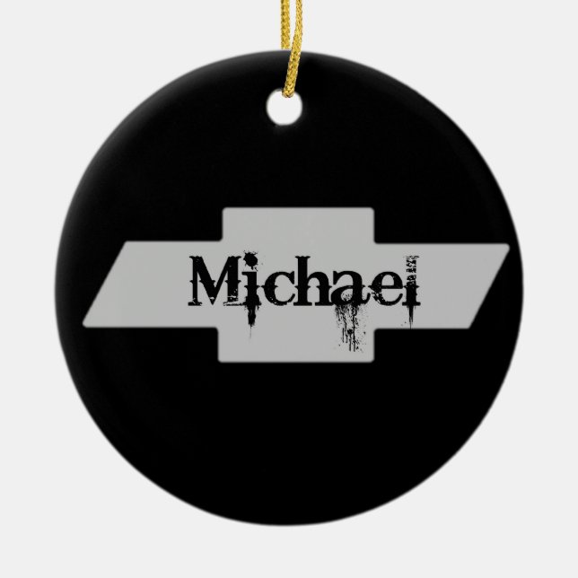Michael Chevy-ornament Julgransprydnad Keramik (Framsidan)