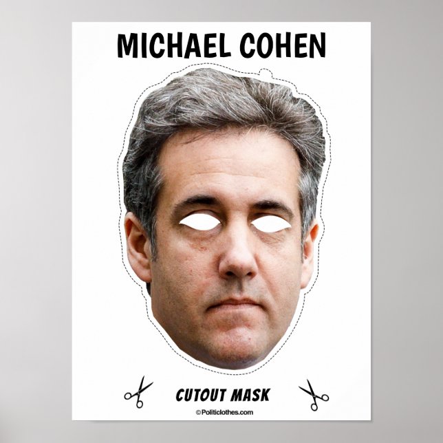 MICHAEL COHEN Halloween Mask Poster (Framsidan)