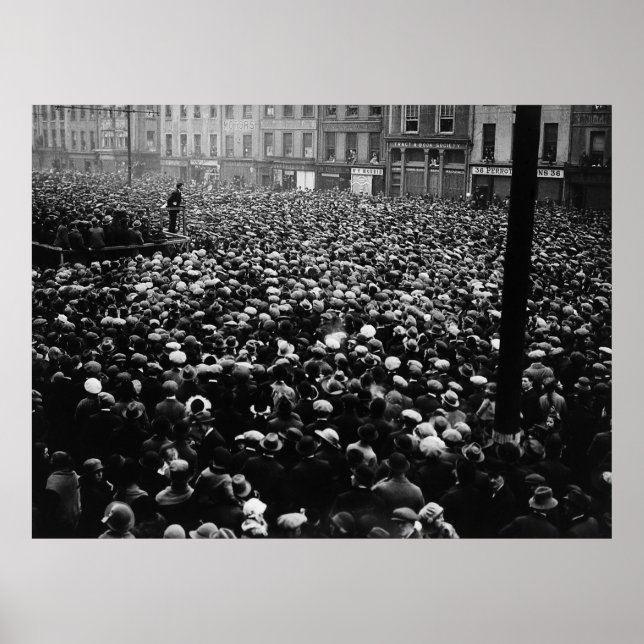 Michael Collins Free State Demonstration 1922 Poster (Framsidan)