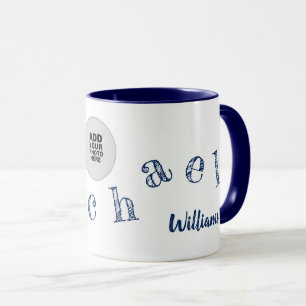 Michael Custom Name Photo Mugg