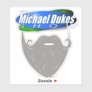 Michael Dukes Show - Beard Logotyp Klistermärken