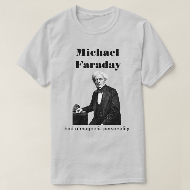 Michael Faraday T Shirt (Design framsida)