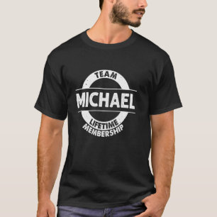 Michael Funny Surname Family Träd Birthday Reunio T Shirt