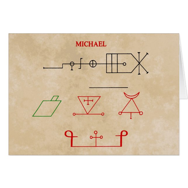 MICHAEL HÄLSNINGSKORT (Framsidan Horizontal)