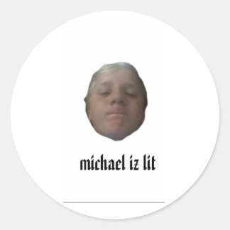 Michael iz-tända klistermärken
