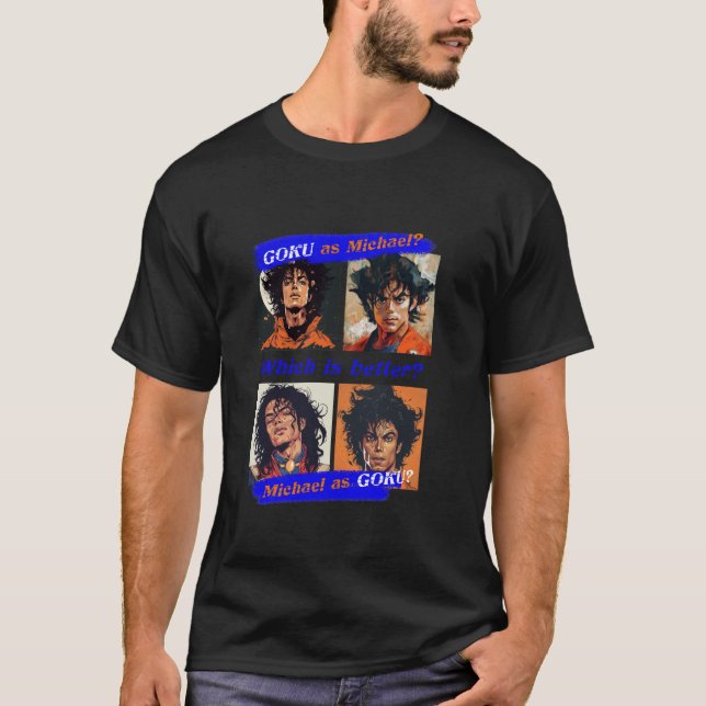 Michael Jackson_Goku_Akira Toriyama_001 T Shirt (Framsida)
