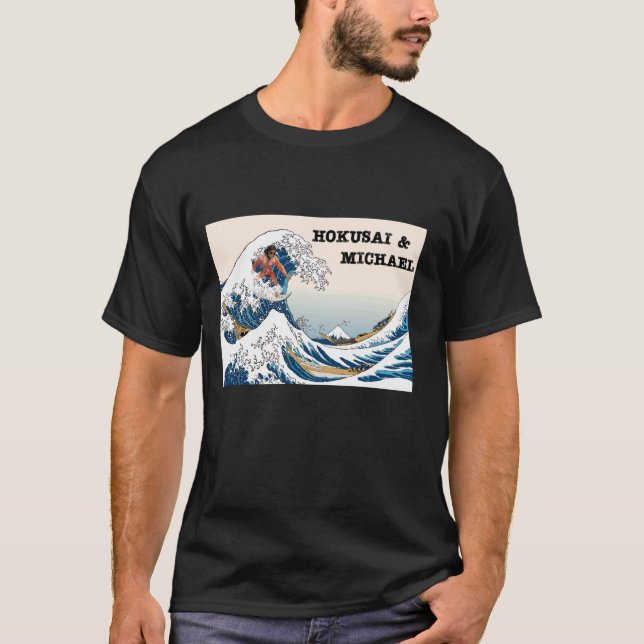 Michael Jackson - Hokusai 001 T Shirt (Framsida)
