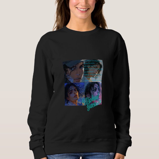 Michael Jackson_Mamoru Hosoda_Makoto Shinkai_Ghibl T Shirt (Framsida)