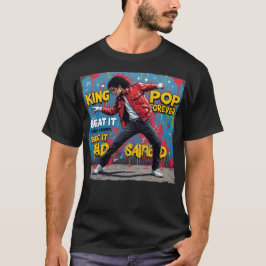 Michael Jackson Popens Kung för evigt | Beat It il T Shirt