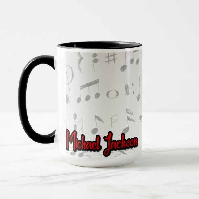 Michael Jackson Thriller Mug – Cartoon Style Colle Mugg (Vänster)
