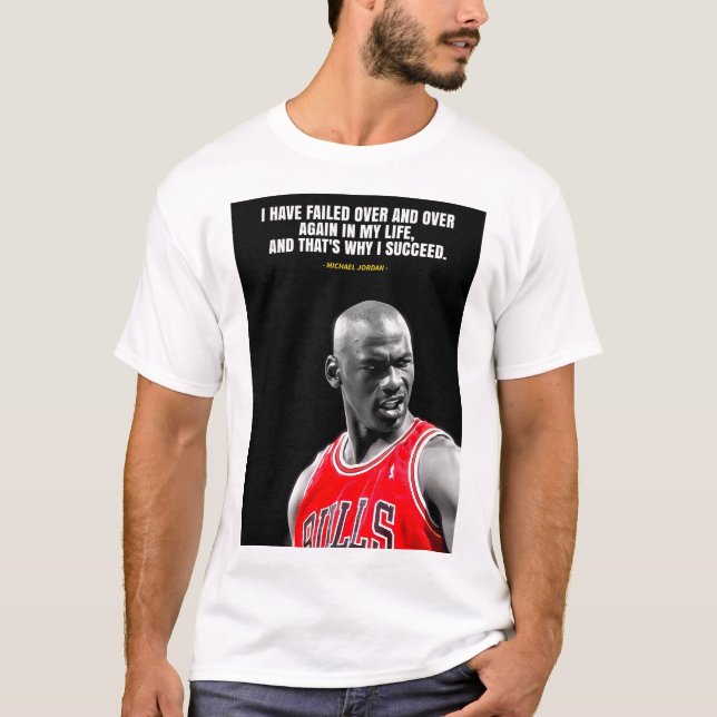 Michael Jordan quotes T-Shirt (Framsida)