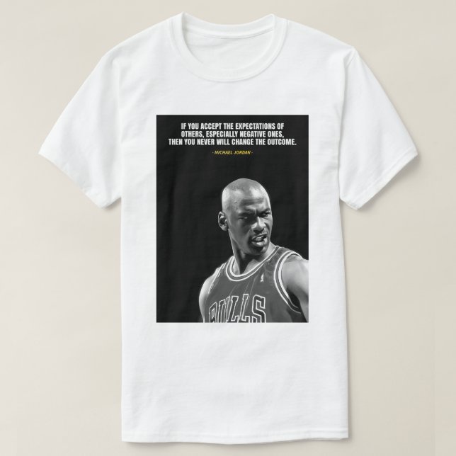 Michael Jordan quotes T-Shirt (Design framsida)