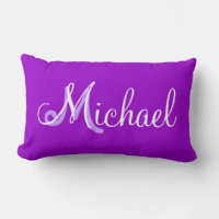 Michael Lila Lumbar Personlig Pillow
